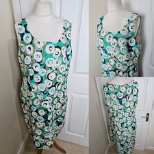 Size 20 Kaliko Turquoise Cream