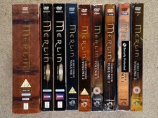 Merlin The Complete Collection Series 1-5 DVD Box Sets - Most Sealed