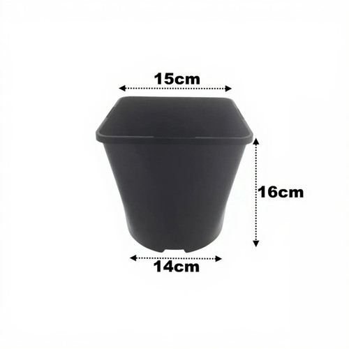 Litre square plant pots - 3,