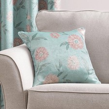 Dahlia Duck egg blue cushion