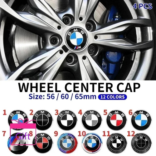 4pcs 56mm 60mm 65mm car - 4pcs, emblem