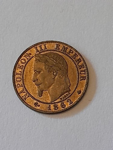 1862 napoleon iii centime - 1862, '1