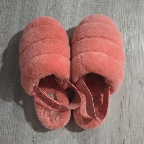 Ugg fluff yeah pink faux - faux, fur