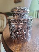 Stunning Antique Dutch Silver Tea Caddy - 1850-1899 Absolutely A Beautiful Piece