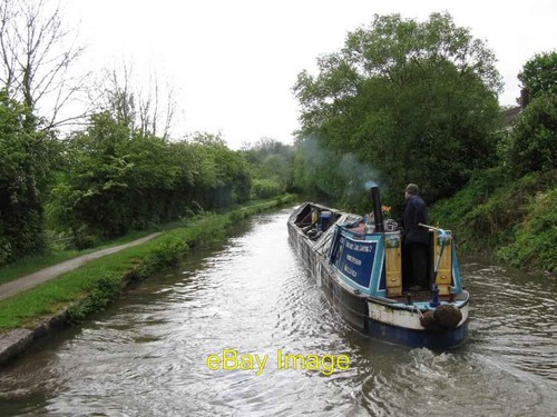 Photo 6x4 working narrowboat - photo,