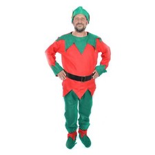 Men Ladies Elf Costume Adult