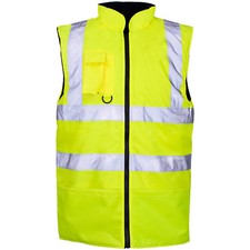 HI VIS VIZ BODY WARMER