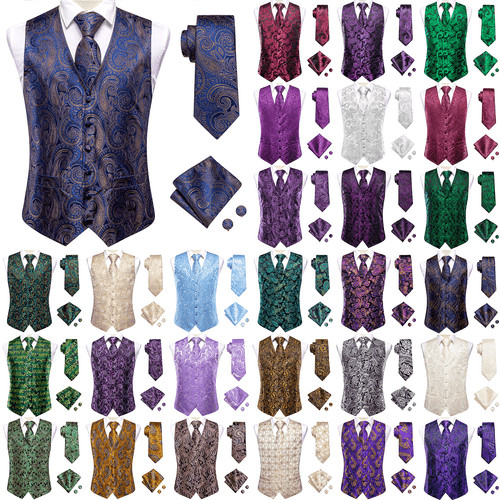 Mens waistcoat red black - red,