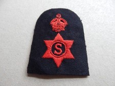 Royal Navy Chief Steward Cloth Badge K/C DD