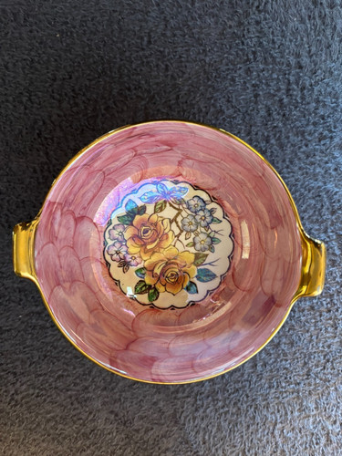Maling pink lustre ware - maling,