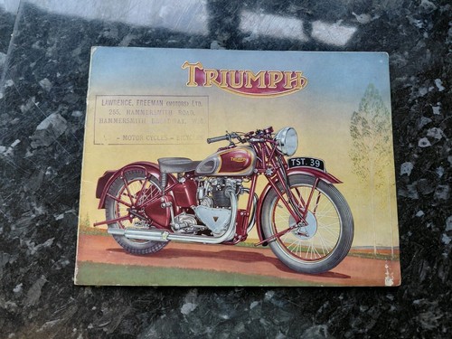 Prewar triumph motorcycles - prewar,