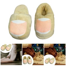 Plush slippers, non-slip