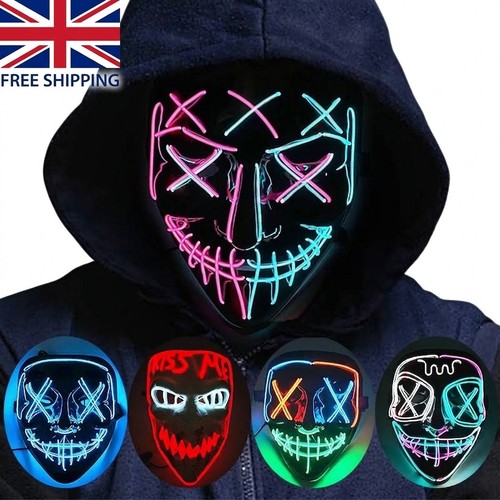 Halloween 2026 led purge mask - led,