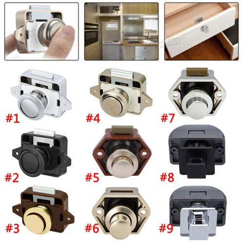 Push button cupboard drawer - push,