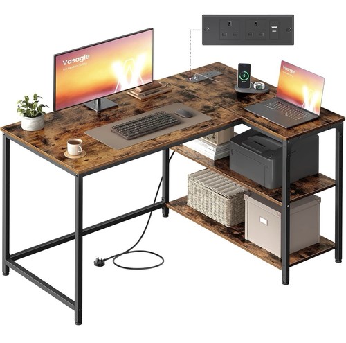 Shaped corner desk computer - corner, desk,