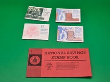 Lot of royal mail stamp booklets and national savings stamp book