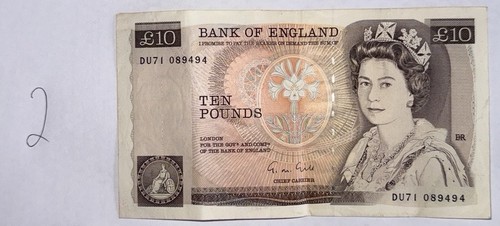 Bank england 10 - of, £10