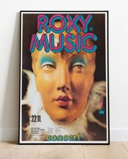 Roxy Music 1973 German Tour Poster - Live Up To 36"