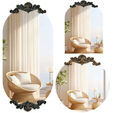 Multi-shape Wall Mirror Distressed Rose Decor Vanity Mirror Loft Washroom Foyer