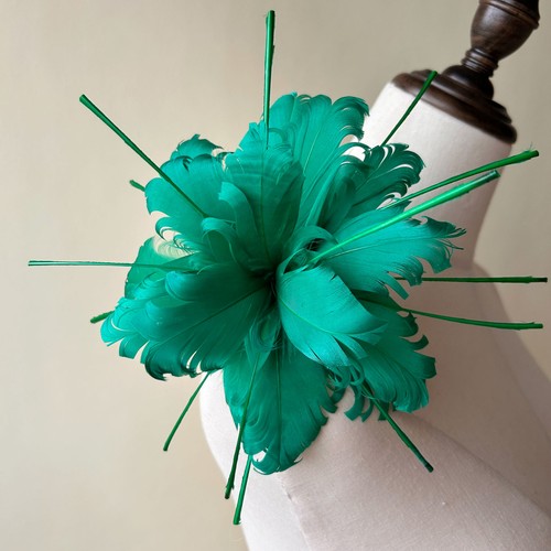 Fascinators feather flowers - fascinators,