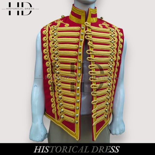 Men red hussar - men's, military