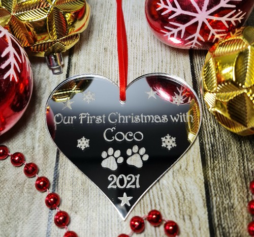 Personalised dog bauble - dog,
