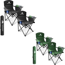 Folding Camping Chair 2 Pack