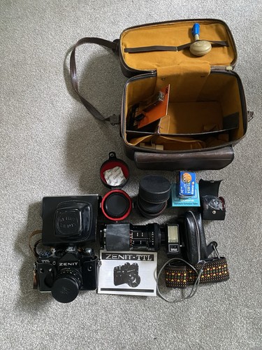 Vintage zenit ttl - camera, with