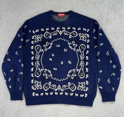 Supreme bandana sweater - supreme,