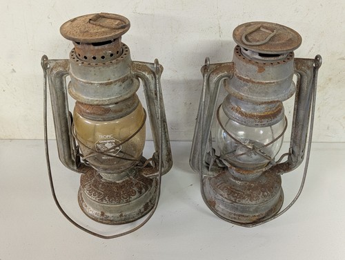Hurricane lamps vintage - lamps, x2