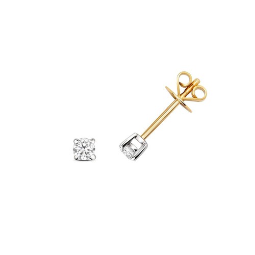 9ct yellow gold diamond - yellow,