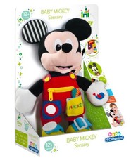 NEW Clementoni Disney Baby Mickey Sensory Soft Plush Toy
