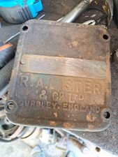 Lister A Engine Plate Stationary Engine
