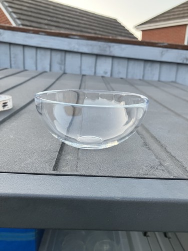Small glass desert bowl - glass,