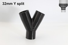 Y piece splitters for dust