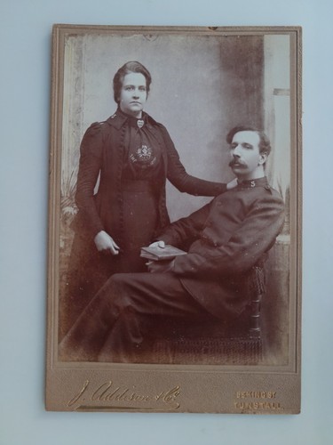 Cabinet card salvation army - cabinet,