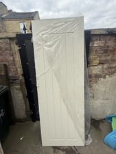 Howdens Dordogne 6'6" x 2'4" White Smooth Moulded Door