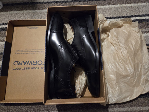 Charles tyrwhitt black leather - charles,