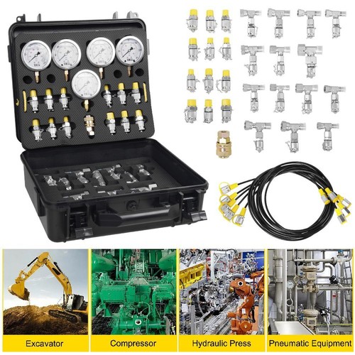 Hydraulic pressure test kit - pressure, 5
