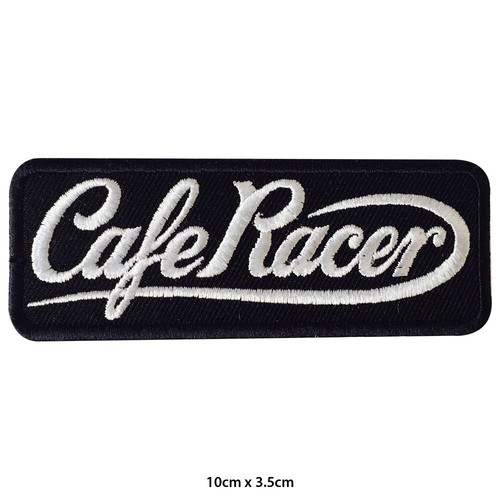 Cafe racer logo patch iron - cafe,