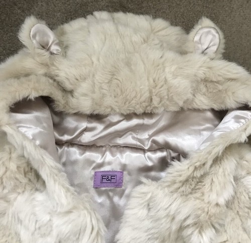 Tesco faux fur cape coat - f&f,
