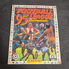 RARE Panini Football League 1995 95 Sticker Album 100% Complete Not World Cup