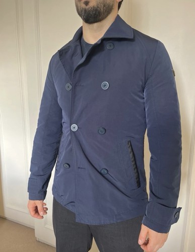 Guess men blue peacoat - guess,