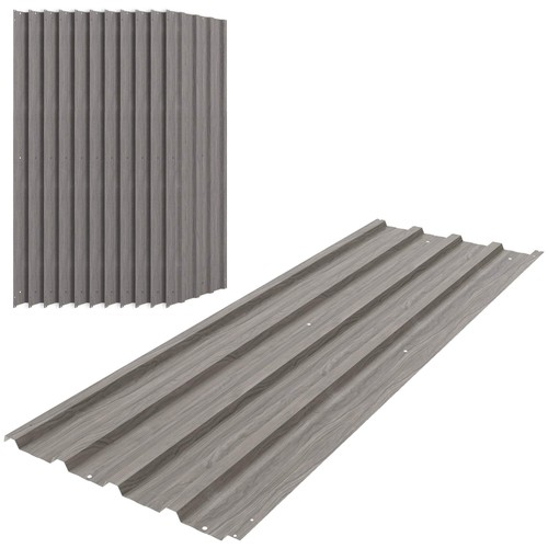 Set corrugated steel - of,