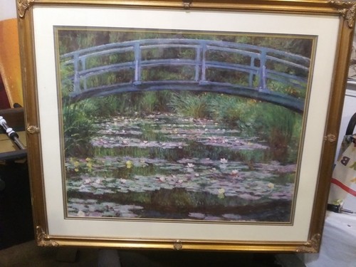 Signed monet original print - signed,
