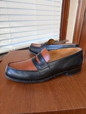 JM WESTON 8D TWO TONE BLACK &