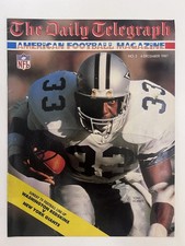 Daily Telegraph American Football Magazine No.2 Tony Dorsett Dallas Cowboys 1987