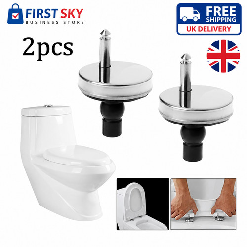Toilet seat hinges soft - 2x,