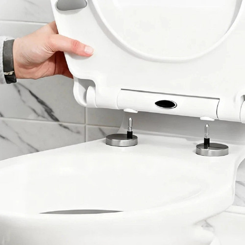 Quick release toilet seat - release,