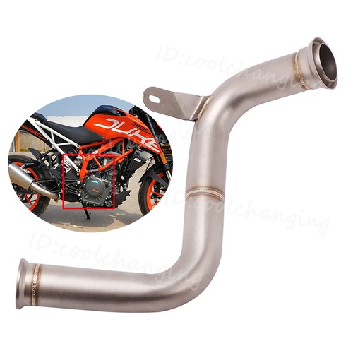 Exhaust mid link - link, pipe